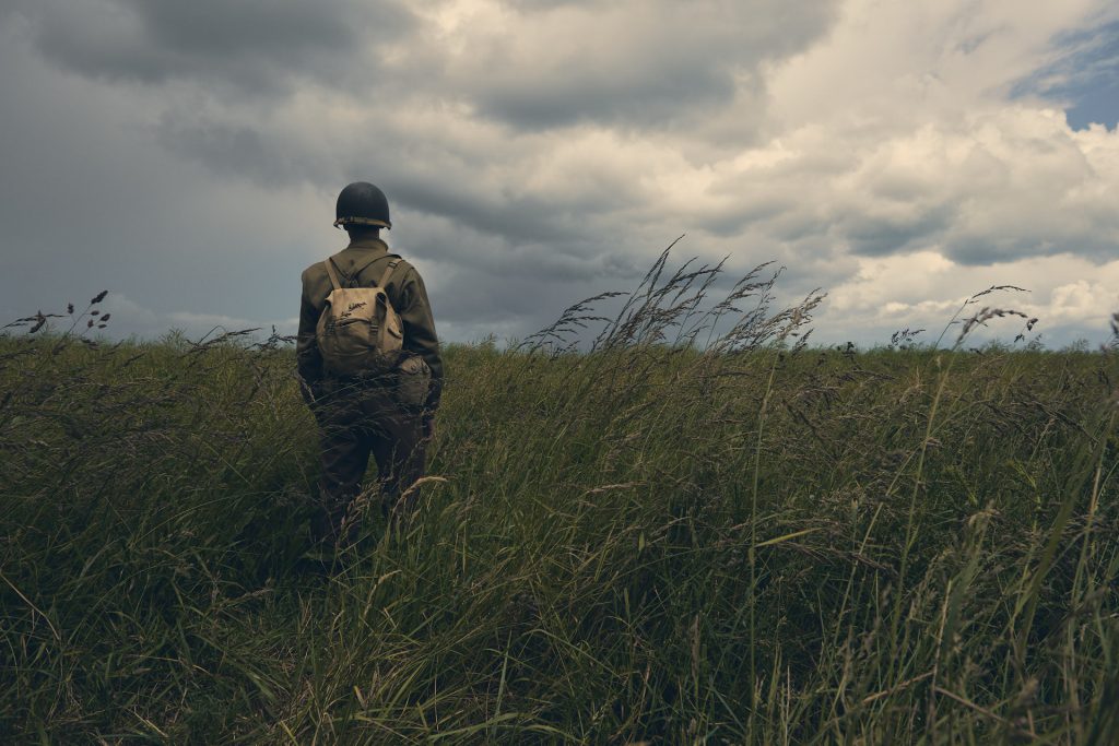 Portrait of a soldier along the shores of Normandy - Utah beach - ritratto di soldato lungo le spiagge della Normandia